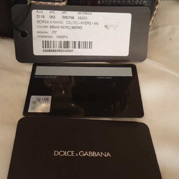 DOLCE AND GABANNA LEATHER HANDBAG - Picture 8 of 8